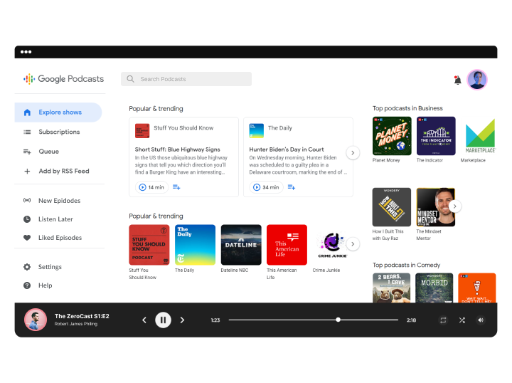 launch_a_podcast_player_listening_platform_like_google_podcasts